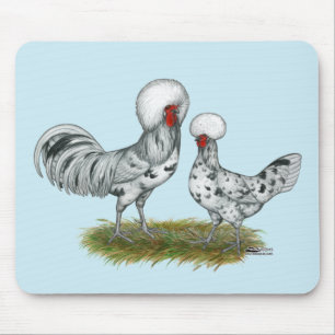 Polish Splash Chickens Mousepad