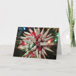 Polish Stars Christmas Greeting Card Feiertagskarte