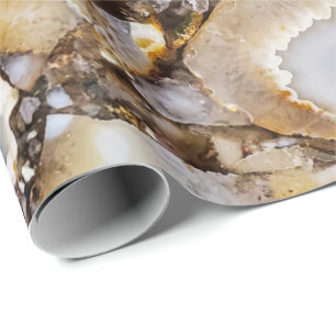 Polished Geode Stones Geschenkpapier