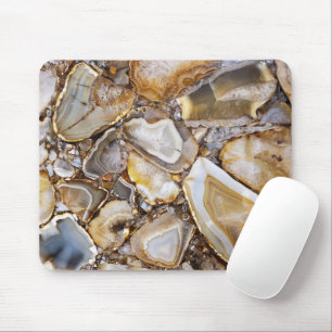 Polished Geode Stones Mousepad