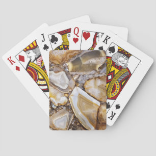 Polished Geode Stones Spielkarten