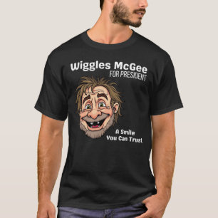 Polit-Shirt, Wiggles McGee für Präsident T-Shirt