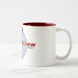 Politcal Schrauben-Tasse Zweifarbige Tasse