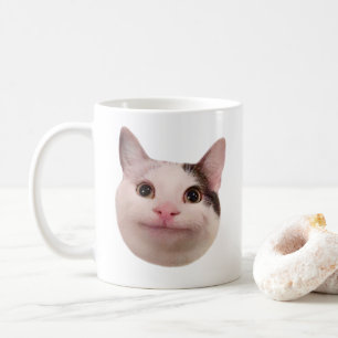 Polite Cat Meme Tasse doppelseitig