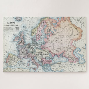 Political Map of Europe 1916 Puzzle