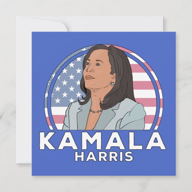 Politics Kamala Harris Einladung (Vorderseite)
