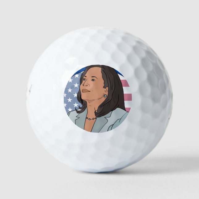 Politics Kamala Harris Golfball (Vorderseite)
