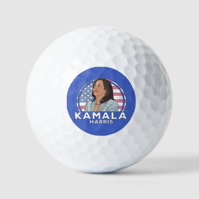 Politics Kamala Harris Golfball (Vorderseite)