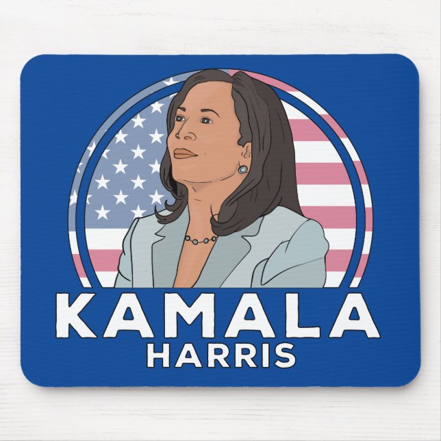 Politics Kamala Harris Mousepad (Vorne)