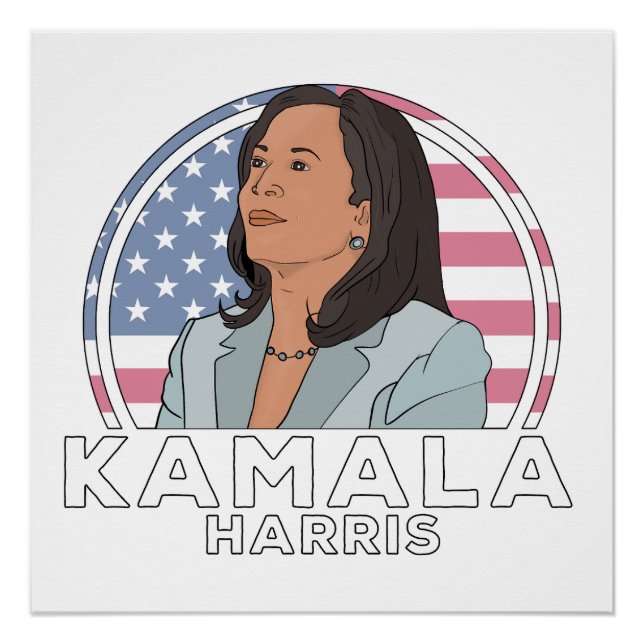 Politics Kamala Harris Poster (Vorderseite)