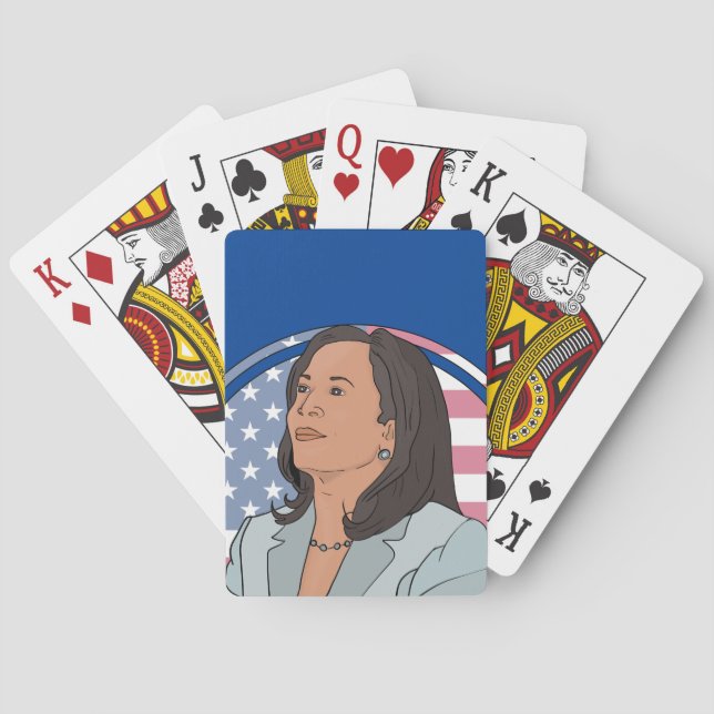 Politics Kamala Harris Spielkarten (Rückseite)