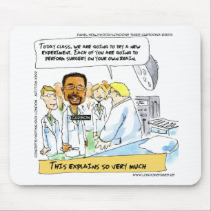 Politik: Braucht es Gehirnchirurgie? Mousepad