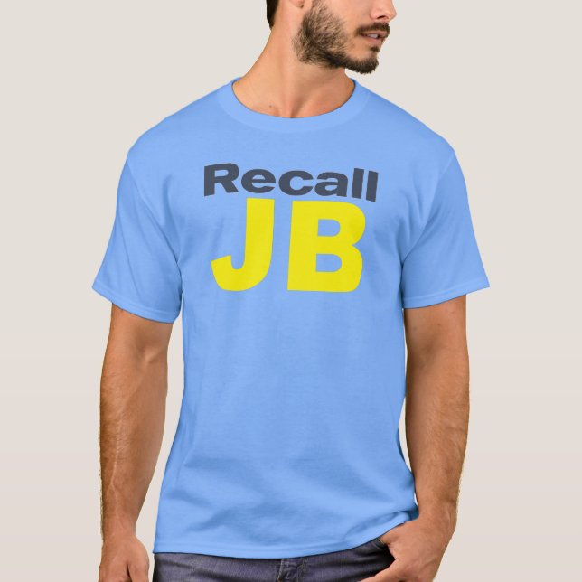 Politik des Rückruf-JB Pritzker Illinois T-Shirt (Vorderseite)