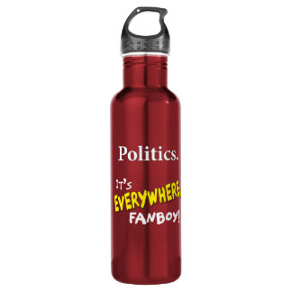 Politik: Es ist überall Anti-Fandom Wasserflasche Edelstahlflasche