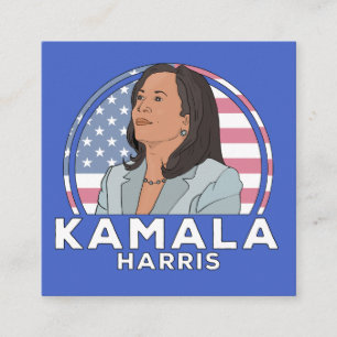Politik Kamala Harris Quadratische Visitenkarte
