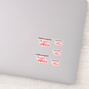 Politik und Wandel jetzt Aufkleber