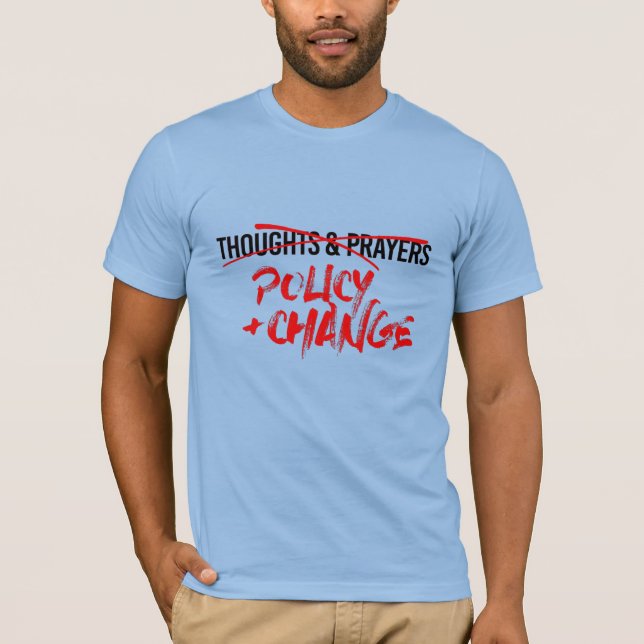 Politik und Wandel jetzt T-Shirt (Vorderseite)