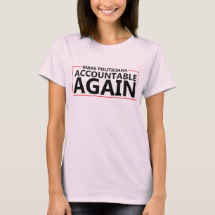 Politiker wieder für den T - Shirt von Frauen vera