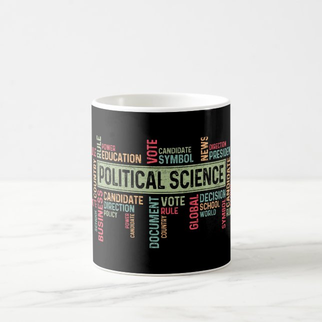 Politikwissenschaft Kaffeetasse (Mittel)