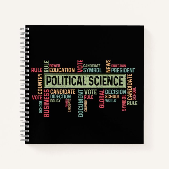 Politikwissenschaft Notizbuch (Vorderseite)