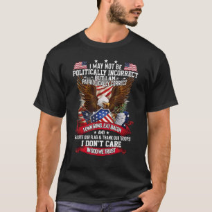 Politisch inkorrekter Gott segne Amerika Konservat T-Shirt
