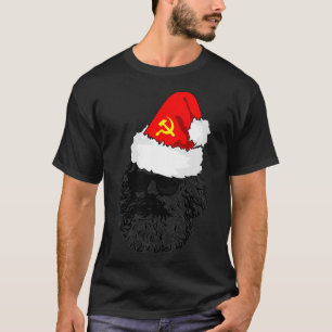 Politisch Karl Mar Santa Sozialismus Sozialist Häs T-Shirt