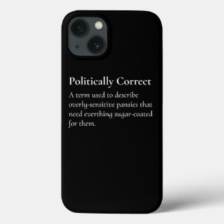 Politisch korrekte Definition Offensive Print Case-Mate iPhone Hülle