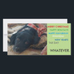 Politisch korrekte feiertagskarte<br><div class="desc">(Satire) politisch korrekte Weihnachtsfeiertags-Weihnachtskarte. Fügen Sie Ihr an Foto ein oder verwenden Sie,  wie ist.</div>