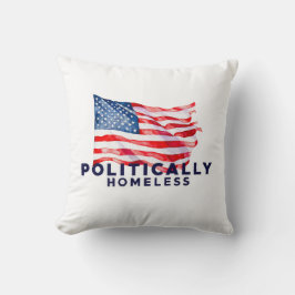 Politisch obdachlose US-Flagge USA Staaten Kissen