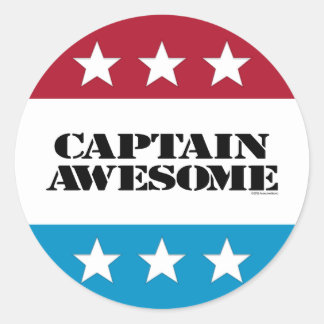 Politische Agenda Runder Aufkleber