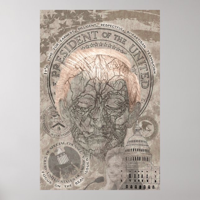 Politische Befürwortung der Zusammenarbeit zwische Poster (Vorne)