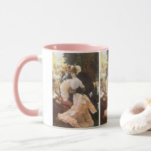 Politische Dame von James Tissot, Vintage viktoria Tasse