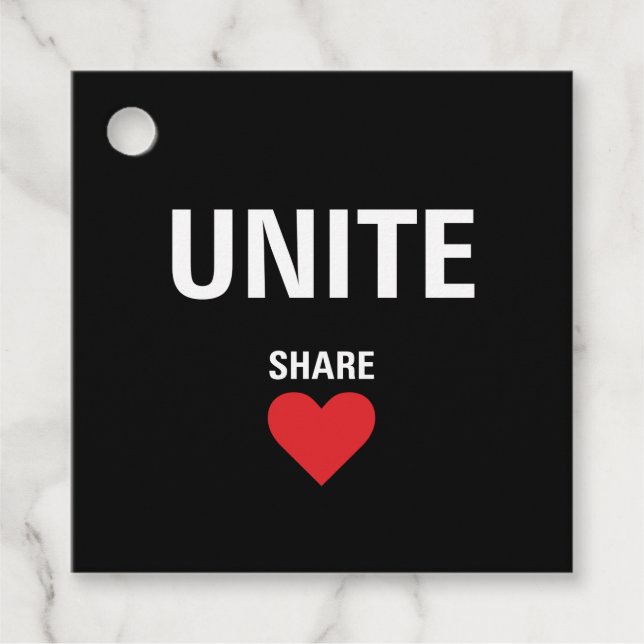 Politische Einheit der Demokratie Geschenkanhänger (Vorderseite)