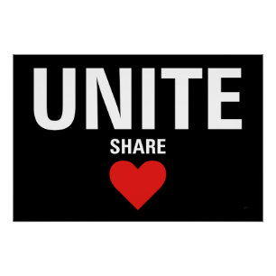 Politische Einheit der Demokratie Poster