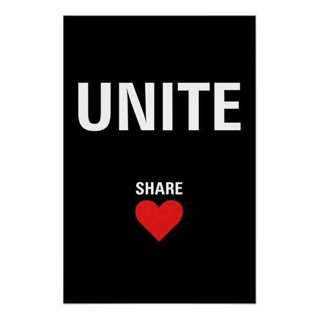 Politische Einheit der Demokratie Poster (Vorderseite)