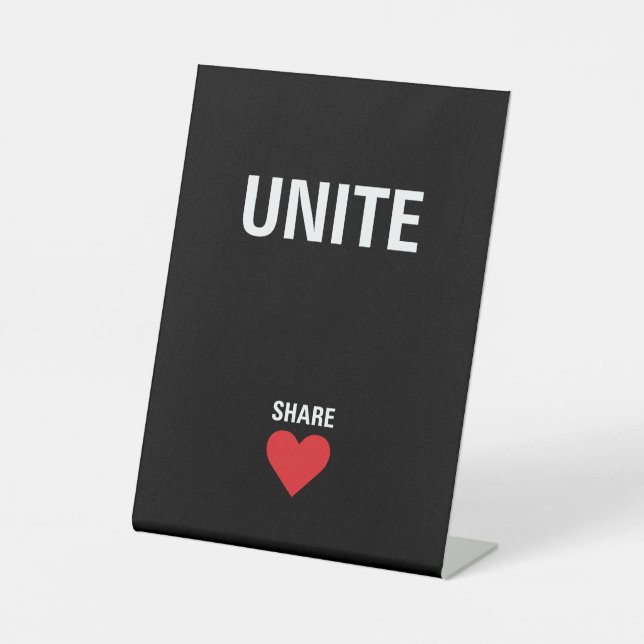 Politische Einheit der Demokratie Sockelschild (Vorderseite)