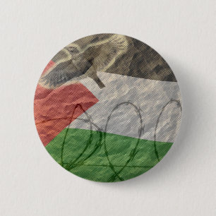 politische Einzelteile, baskisch/palesinian Button