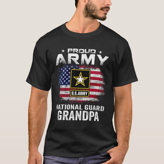 Politische Grandpa mit amerikanischer Fl. T-Shirt (Vorderseite)