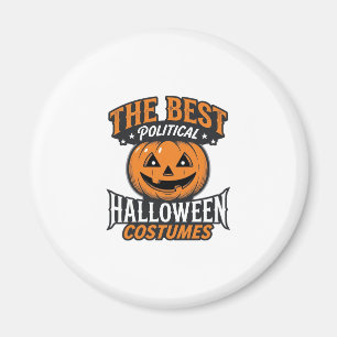Politische Halloween-Kostüm-Kürbis-Vintage-Shirt_ Magnet