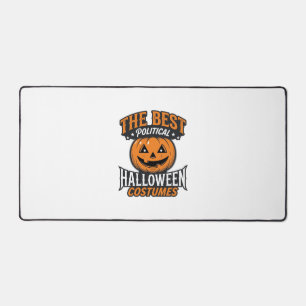 Politische Halloween-Kostüm-Kürbis-Vintage-Shirt_ Schreibtischunterlage