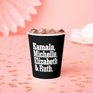 Politische Kamala Michelle Elizabeth Ruth Pappbecher
