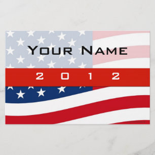 Politische Kampagne Flyer Printing, Med. Größe