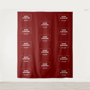 Politische Kampagne Red GOP Media Schritt und wied Wandteppich