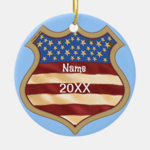 Politische Kampagne Schild Keramik Ornament