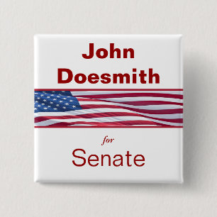 Politische Kampagnen-Buttons Politische Wahl Knöpf Button