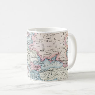 Politische Karte Europas (1916) Kaffeetasse