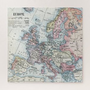 Politische Karte von Europa (1916) Puzzle