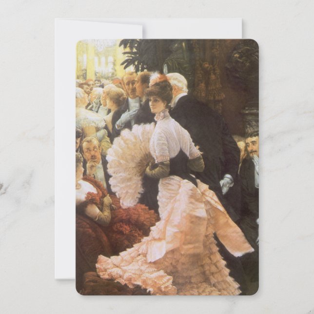 Politische Lady von James Tissot, Vintag Viktorian (Vorderseite)