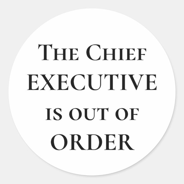 Politische Meinungsbildung Runder Aufkleber (Vorderseite)