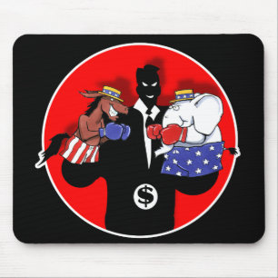 Politische Puppentheater Mousepad
